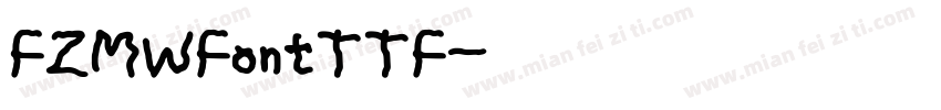 FZMWFontTTF字体转换
