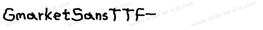 GmarketSansTTF字体转换