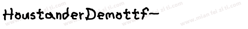 HoustanderDemottf字体转换