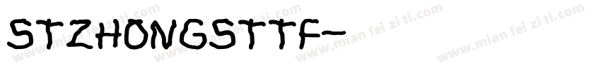 STZHONGSTTF字体转换