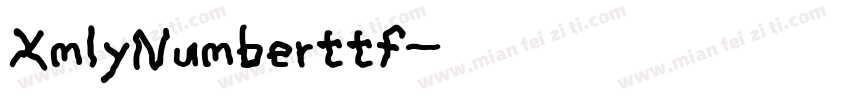 XmlyNumberttf字体转换