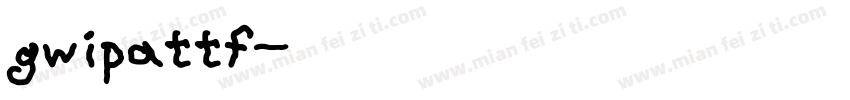 gwipattf字体转换