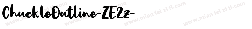ChuckleOutline-ZE2z字体转换