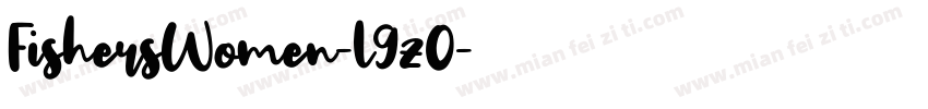 FishersWomen-l9z0字体转换