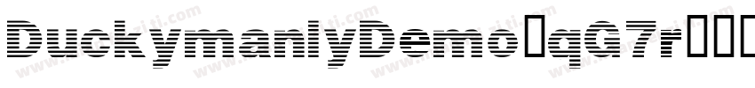 DuckymanlyDemo-qG7r字体转换