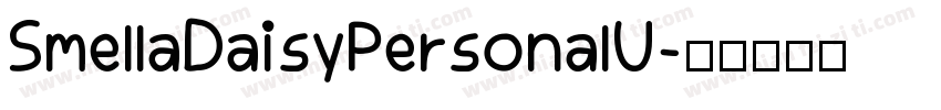 SmellaDaisyPersonalU字体转换
