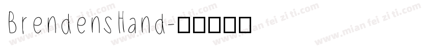 BrendensHand字体转换