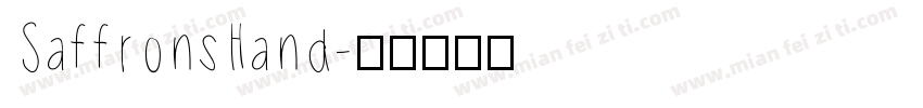 SaffronsHand字体转换