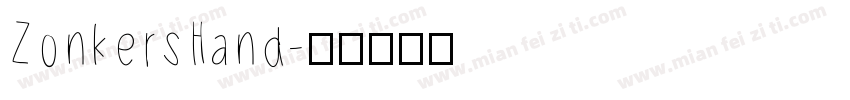 ZonkersHand字体转换