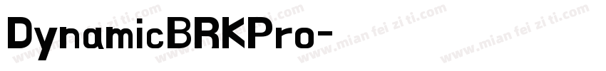 DynamicBRKPro字体转换