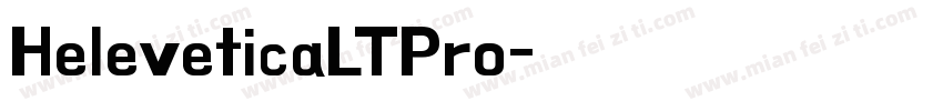 HeleveticaLTPro字体转换
