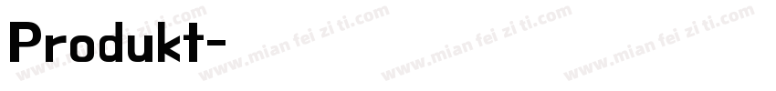 Produkt字体转换