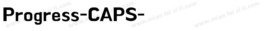 Progress-CAPS字体转换