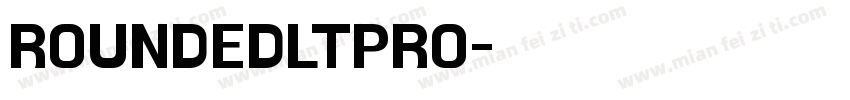 ROUNDEDLTPRO字体转换