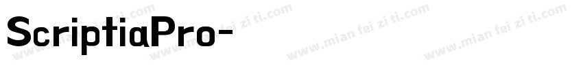 ScriptiaPro字体转换
