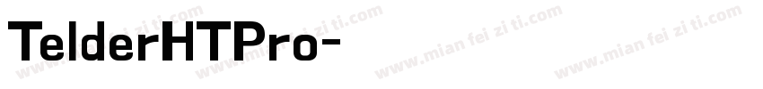TelderHTPro字体转换