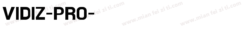 VIDIZ-PRO字体转换
