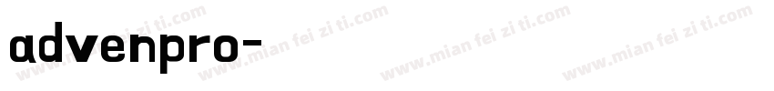 advenpro字体转换