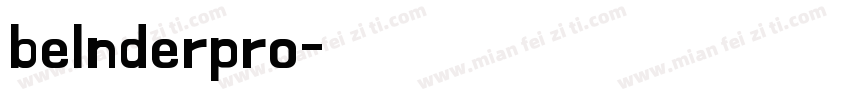 belnderpro字体转换
