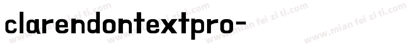 clarendontextpro字体转换