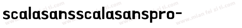 scalasansscalasanspro字体转换