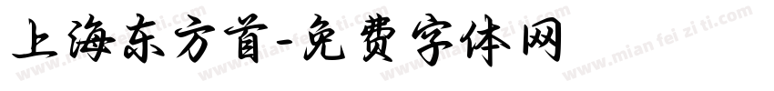 上海东方首字体转换