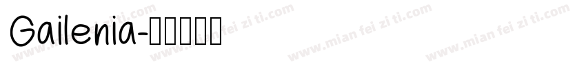 Gailenia字体转换