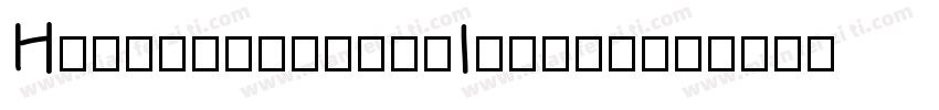 Handschrift03Italic字体转换