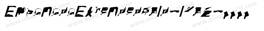 EmpanadaExtendedBold-l7oZ字体转换