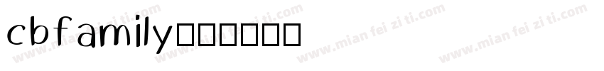 cbfamily字体转换