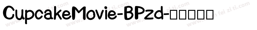 CupcakeMovie-BPzd字体转换
