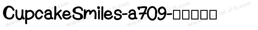 CupcakeSmiles-a709字体转换