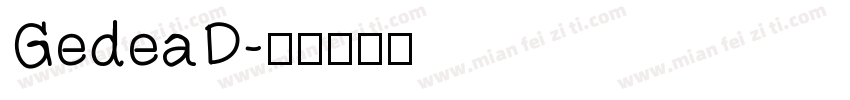 GedeaD字体转换
