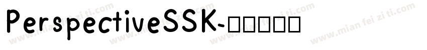 PerspectiveSSK字体转换