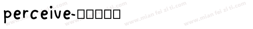 perceive字体转换