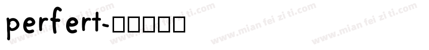 perfert字体转换