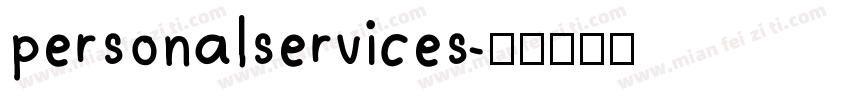personalservices字体转换