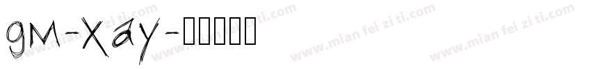gm-xay字体转换