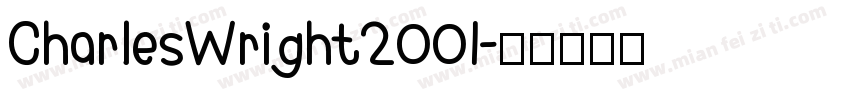 CharlesWright2001字体转换