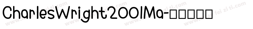 CharlesWright2001Ma字体转换