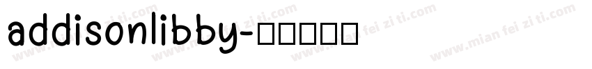 addisonlibby字体转换
