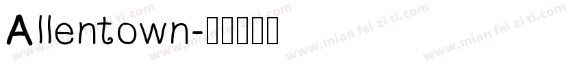Allentown字体转换