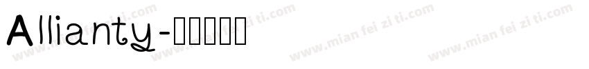 Allianty字体转换