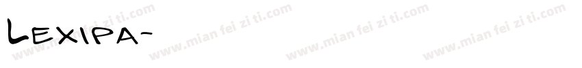 Lexipa字体转换