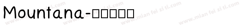 Mountana字体转换