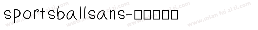 sportsballsans字体转换