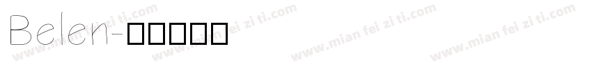 Belen字体转换