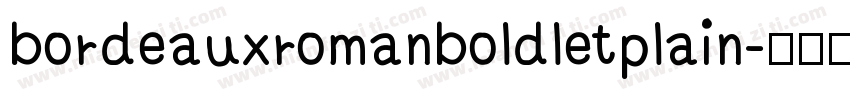 bordeauxromanboldletplain字体转换
