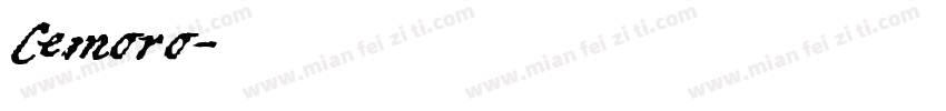 Cemoro字体转换