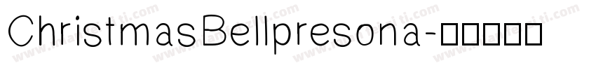 ChristmasBellpresona字体转换